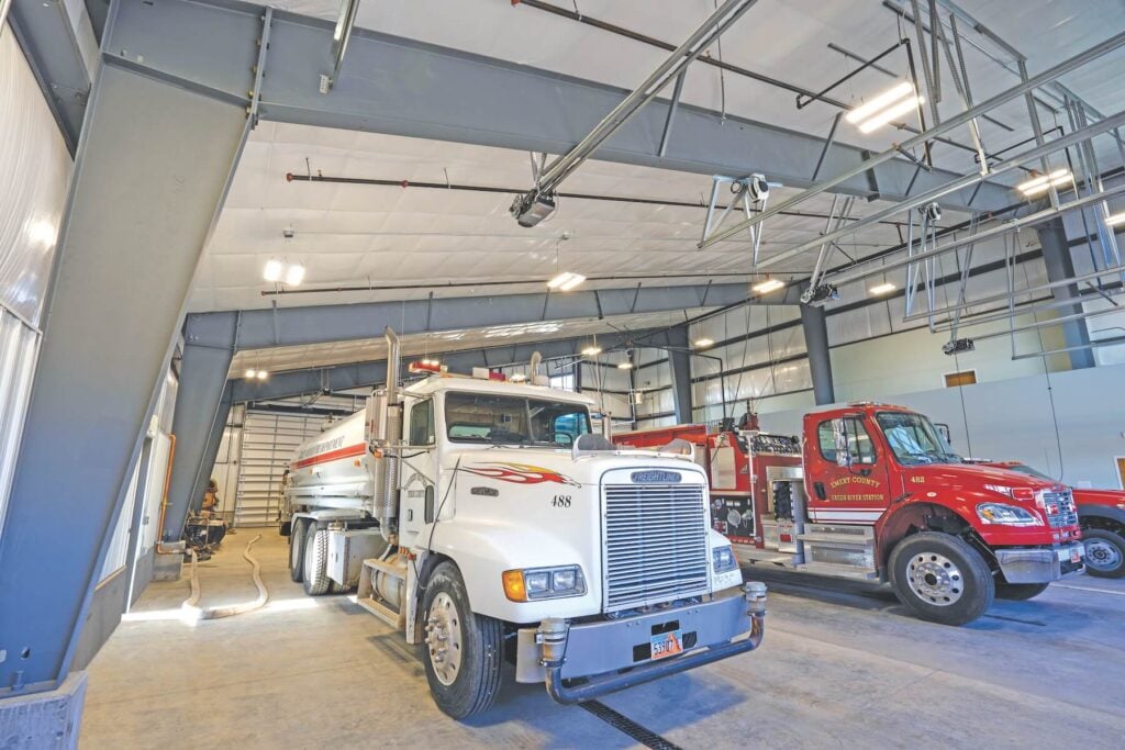 Municipal Buildings - Fire Station built by Western Steel Buildings