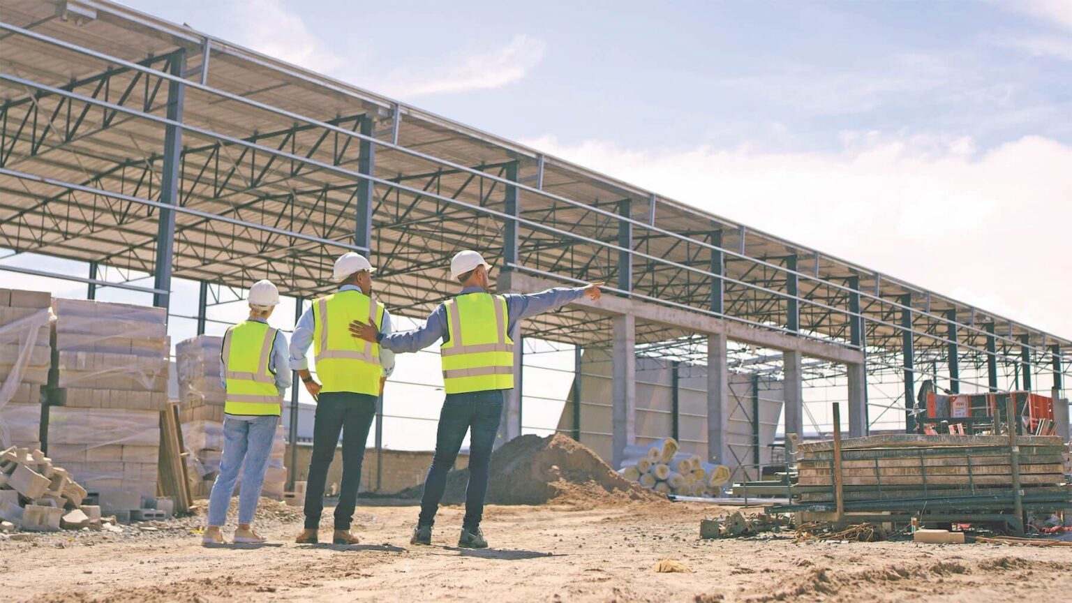 Steel Municipal Building construction